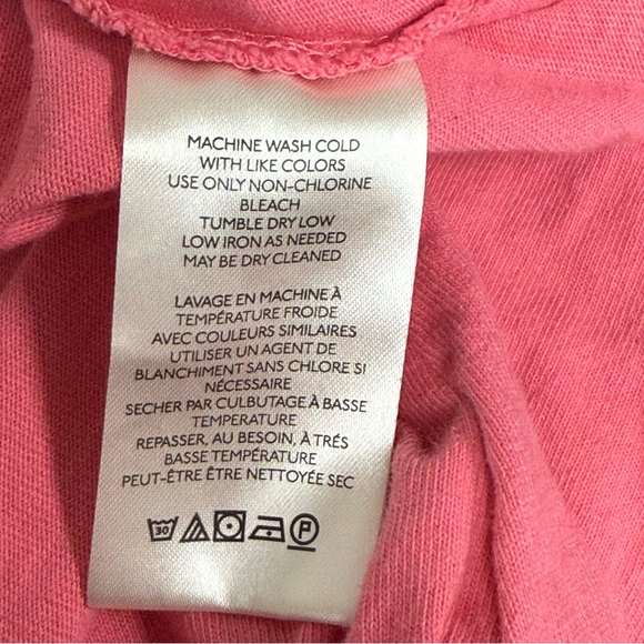 Free People Pink Tie Front Crop Top Puff Sleeve Boho Summer Festival Tee - Picture 11 of 13